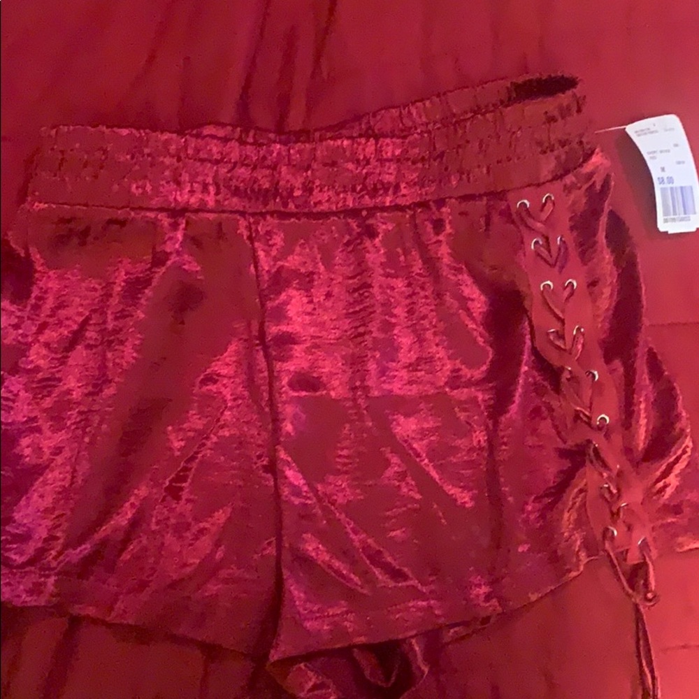 Satin shorts